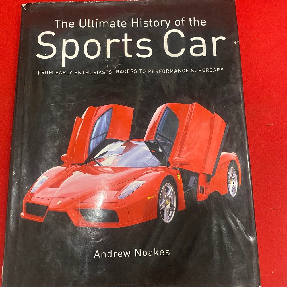 Sports Car Book Hard Cover 192 Pages
